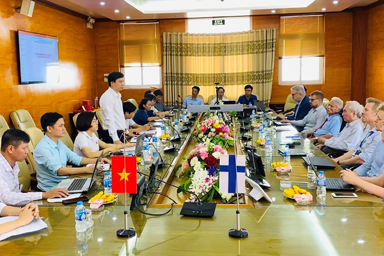 Thúc đẩy chuyển đổi số: Đại học Sư phạm Kỹ thuật Nam Định đón tiếp Đoàn công tác Dự án DIGITRANS từ Phần Lan