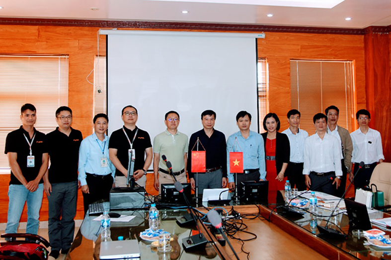 Hợp tác quốc tế: Đại học Sư phạm Kỹ thuật Nam Định làm việc với Tập đoàn FUNA-AI Technology (Trung Quốc)