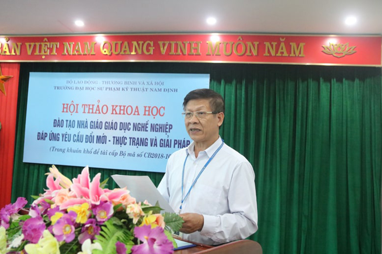 Hội thảo khoa học “Đào tạo nhà giáo giáo dục nghề nghiệp đáp ứng yêu cầu đổi mới - thực trạng và giải pháp”