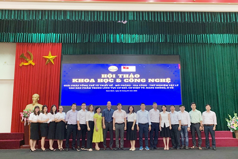 Hội thảo “Giải pháp tổng thể từ thiết kế - mô phỏng – gia công – thử nghiệm vật lý các sản phẩm trong lĩnh vực cơ khí, cơ điện tử, hàng không, ô tô”