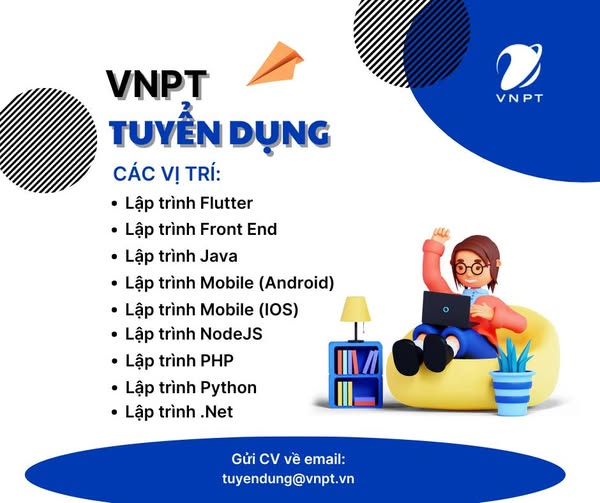 VNPT Tuyển Dụng Lập Trình Viên Đa Ngành: Cơ Hội Nghề Nghiệp Hấp Dẫn | Trường Đại học Sư phạm Kỹ thuật Nam Định