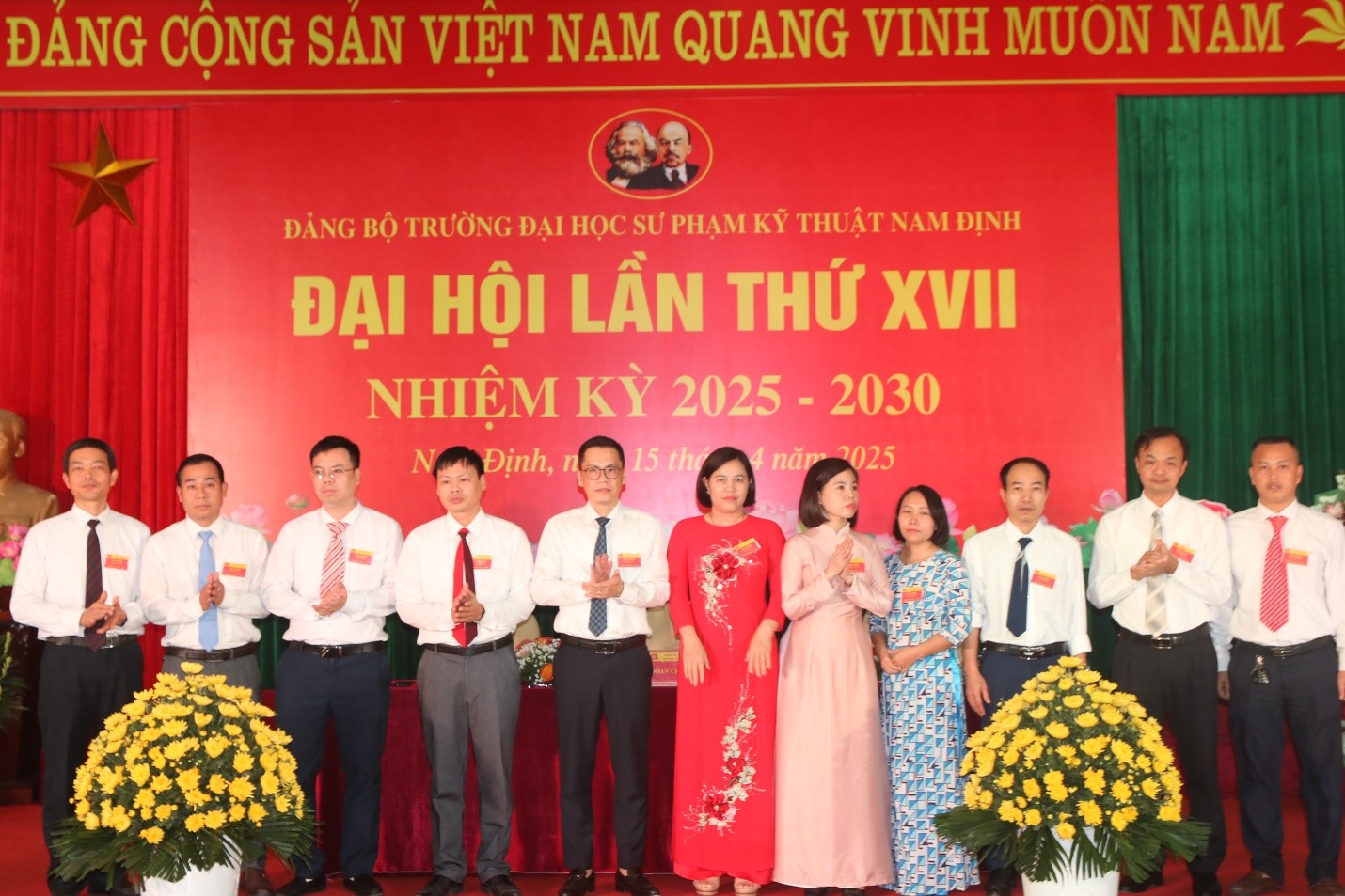 Đại hội Đảng bộ Trường Đại học Sư phạm Kỹ thuật Nam Định lần thứ XVII, nhiệm kỳ 2025 - 2030
